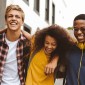 happy group of teens