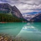 lake and mountains