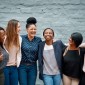 Smiling group of women